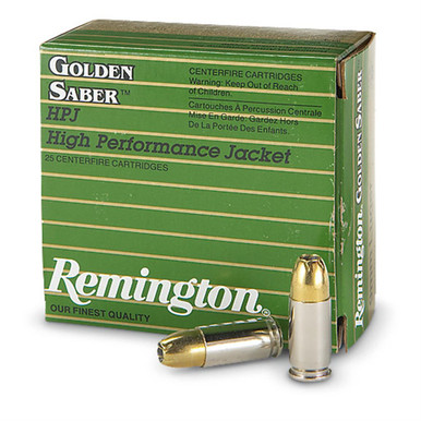 Remington Golden Saber Defense BJHP [MPN 27601 Ammo