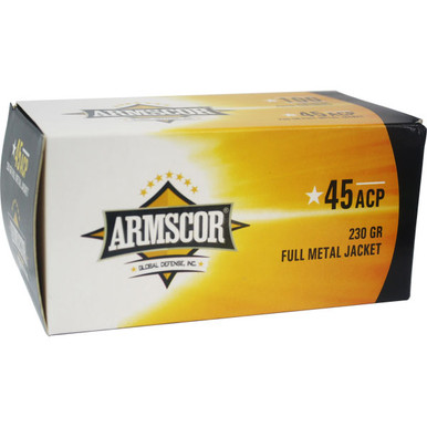 Armscor Precision .45 ACP, 230gr, FMJ - 100 Rounds [MPN: 50443]