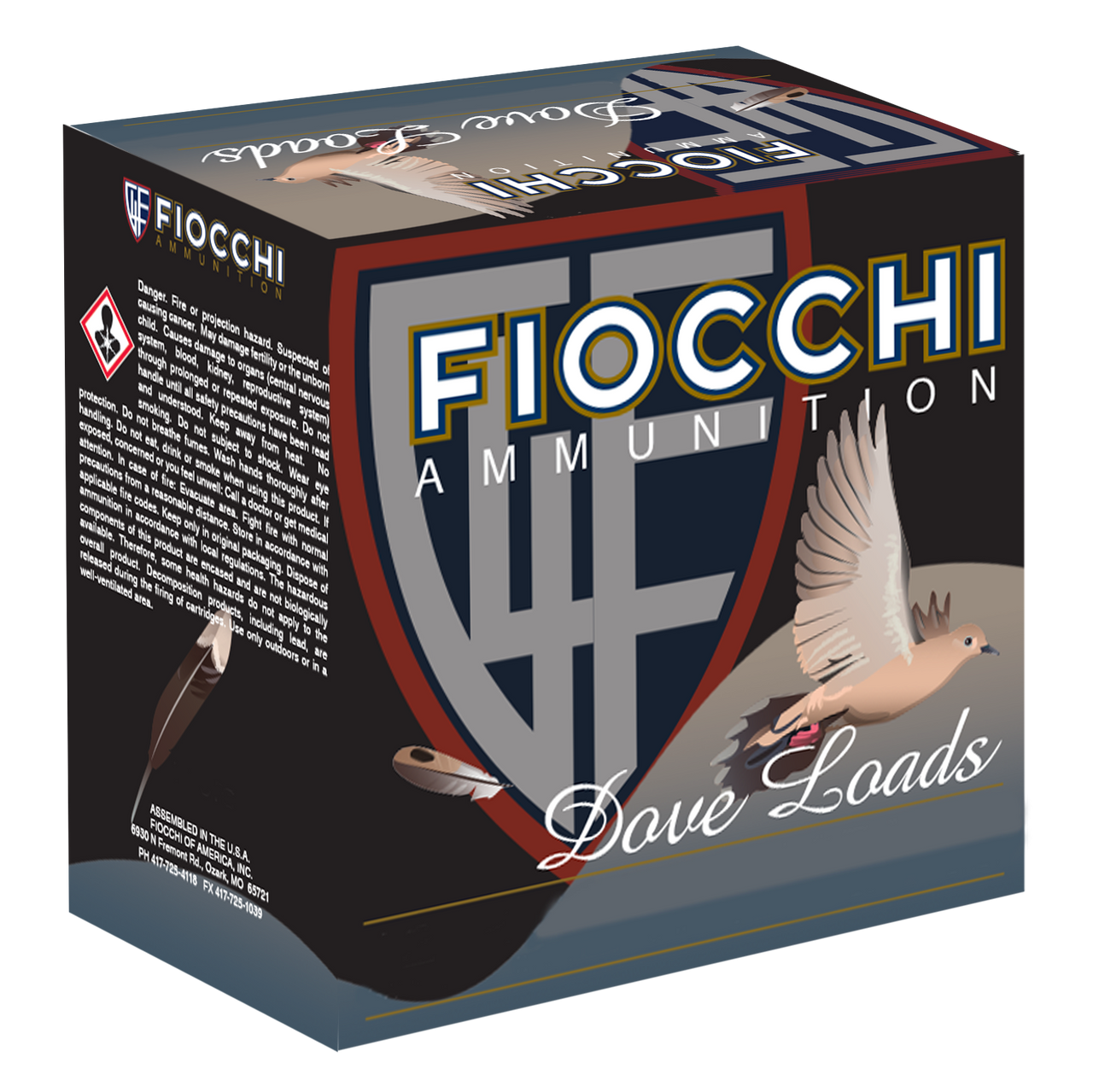 Image of Fiocchi Game & Target 12 GA, 2-3/4in. 1oz. #8 Shot - 25 Rounds [MPN: 12GT8]