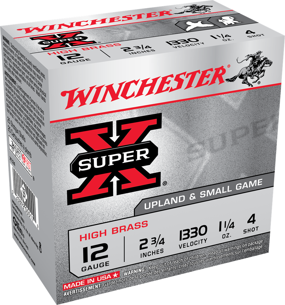 Image of Winchester Super-X Heavy Game Load High Brass .410 BORE, 2-1/2in. 1/2oz. #4 Shot - 25 Rounds [MPN: X414]