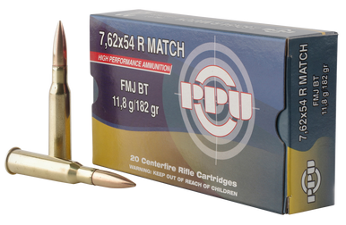 PPU Match RUSSIAN [MPN FMJ Ammo