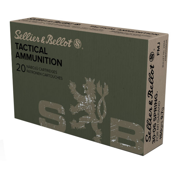 Image of Sellier & Bellot .30-06 SPRINGFIELD, 150gr, FMJ - 20 Rounds [MPN: SB3006M2]