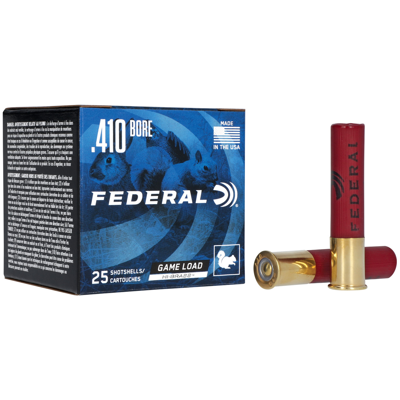 Image of Federal Game-Shok .410 BORE, 2-1/2in. 1/2oz. #6 Shot - 25 Rounds [MPN: H4126]