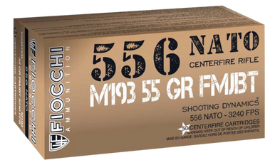 Fiocchi Shooting Dynamics [MPN 556M193L] FMJBT Ammo