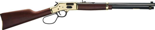 Image of Henry Side Gate 357 Magnum 38 Special 20" Blued Octagon Barrel, 10+1, American Walnut Stock