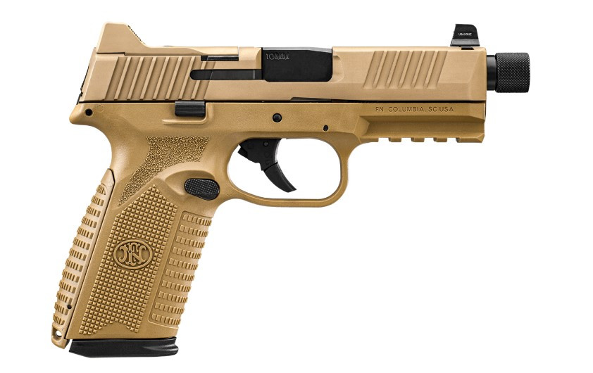 Image of FN America, FN 510 Tactical, 10mm, 4.71" Barrel, 15Rd, Flat Dark Earth, Polymer Frame, Semi-automatic, Striker Fired, Full Size