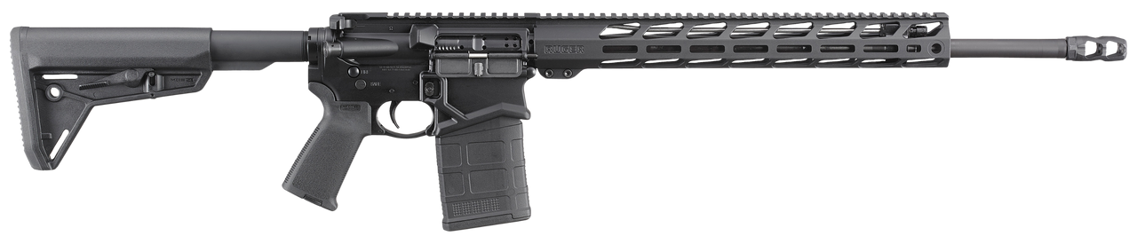 Image of Ruger SFAR .308 Win/7.62 Nato, 20" Barrel, 20rd, Black, Magpul Furniture