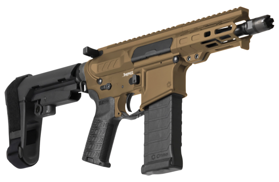 Image of Cmmg Pistol Banshee Mk4 5.7x28mm Mm 5" 40rd Ripbrace Midnight Bronze