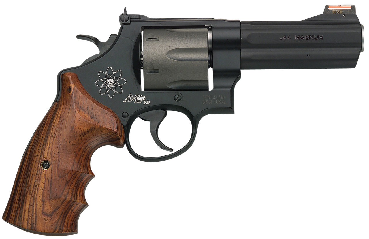 Image of Smith & Wesson 329 Personal Defense 44 Remington Magnum, 4.13" Black Stainless Steel Barrel, 6rd, Titanium Cylinder, Matte Blk Scandium 163414