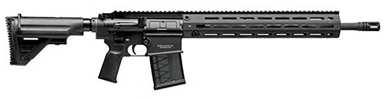 Image of HK 81000586 MR762 A1 7.62x51mm NATO 16.50" 20+1 Black Black Adjustable Stock Black Polymer Grip Right Hand Optic Ready