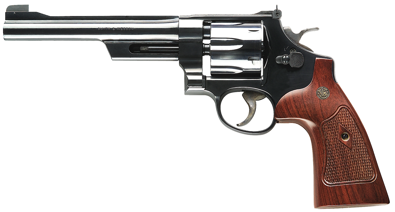 Image of Smith & Wesson 150341 27 Classic 357 Mag 6rd 6.50" Blued Carbon Steel Squared Butt Checkered Walnut Grip