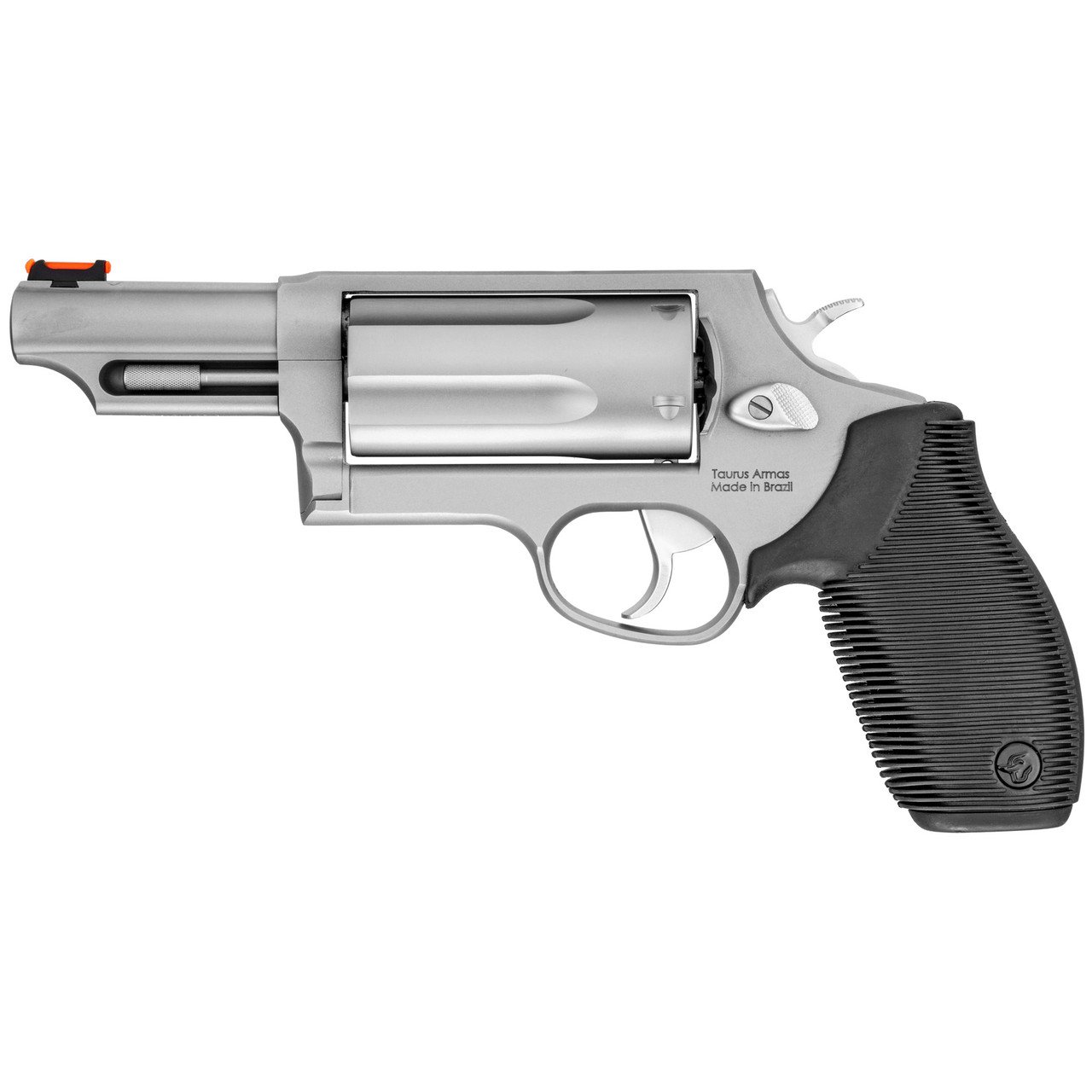 Image of Taurus 2-441039MAG Judge Magnum 45 Colt (LC),410 Gauge 5rd 3" Matte Stainless Steel Black Ribber Grip