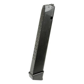 Image of RED, WHITE & BLUE, LLC MAG GLOCK 9MM 33RD BLACK POLYMER STEEL LINED