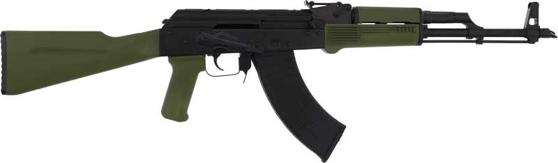 Image of Riley Defense RAK-47 AK-47 7.62x39mm 16.5" 30 Rounds Black/Army Green Finish