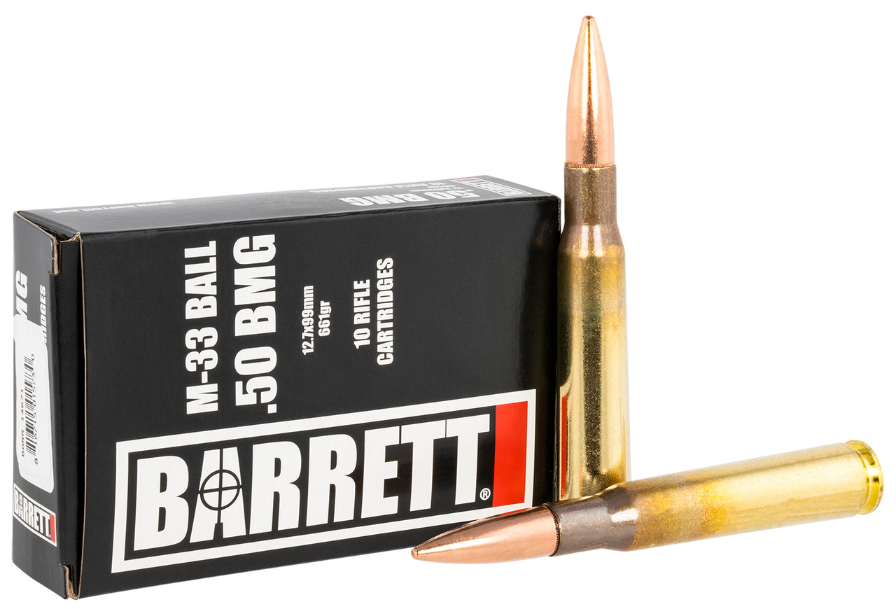 Image of Barrett .50 BMG, 661gr, FMJ - 10 Rounds [MPN: 14671]