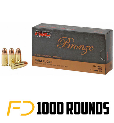 Bulk PMC Bronze FMJ Ammo