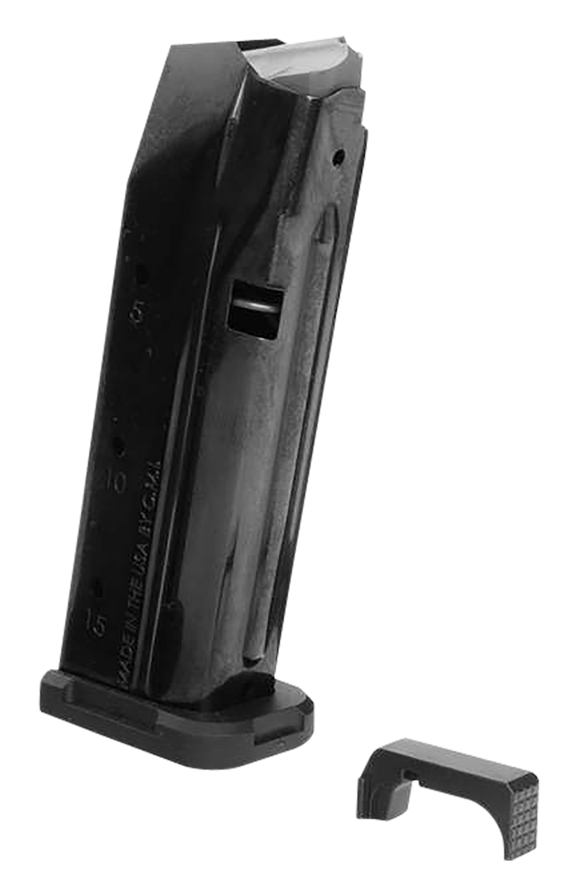 Image of Shield Arms, Magazine, S15 Gen 3, 9MM, 15 Rounds, Nitride Finish, Black, For Glock 43X/48, Includes Steel Magazine Release