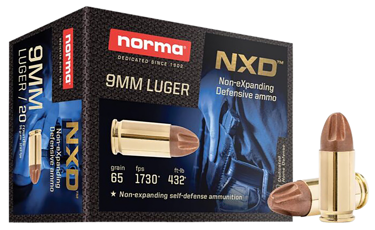 Image of Norma Self Defense 9MM, 65gr, NXD - 20 Rounds [MPN: 611140020]