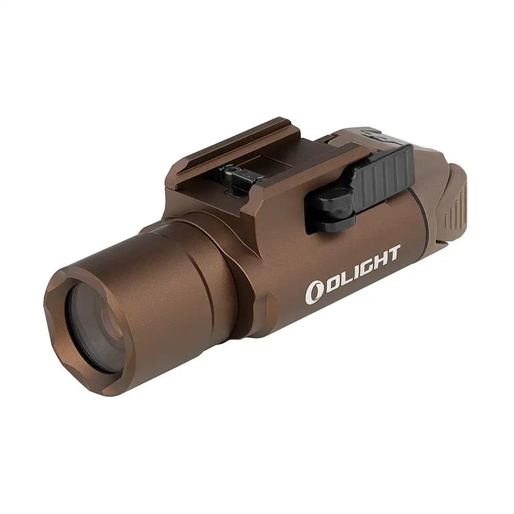 Image of Olight PL Turbo Tactical Light with Spotlight and Floodlight Tan