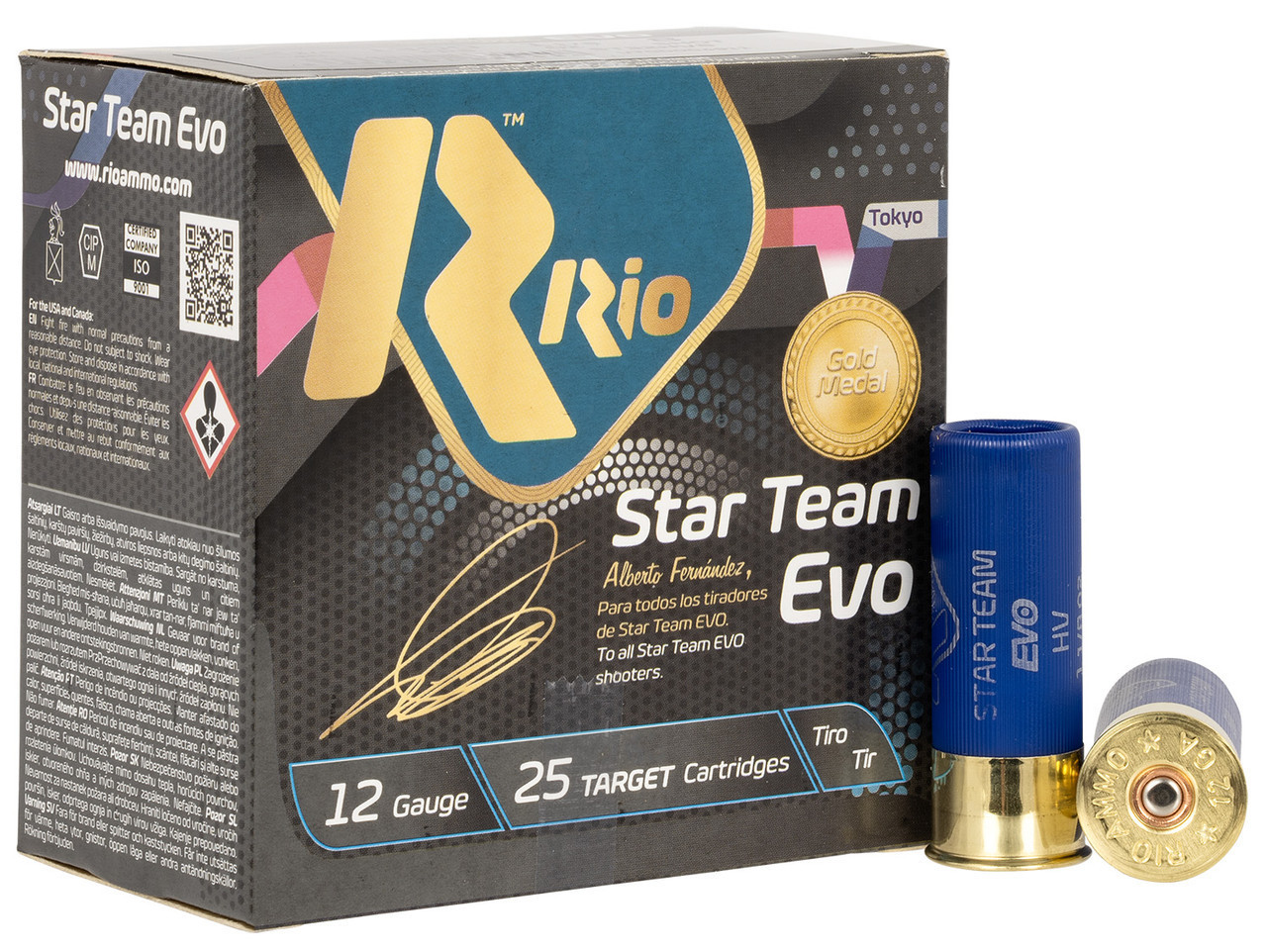 Image of Rio Ammunition Team Target 12 GA, 2-3/4in. 1-1/8oz. #7.5 Shot - 25 Rounds [MPN: STT32LR75]