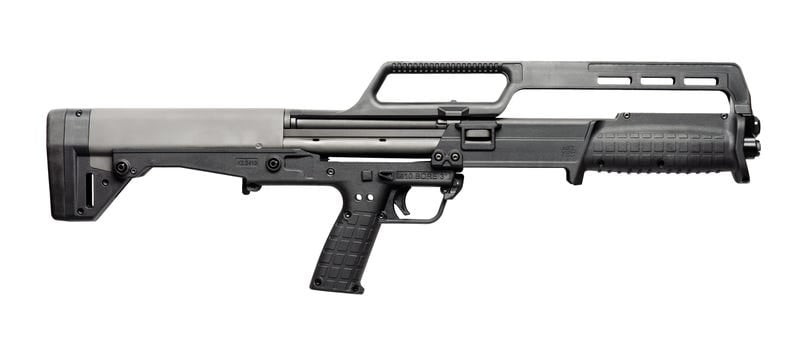 Image of Kel-Tec KSG 410 Gauge 18.50" 3" 10+1, Black, Polymer Grip, Synthetic Fixed Stock, Cary Handle Fiber Optic Sights KSG410BLK