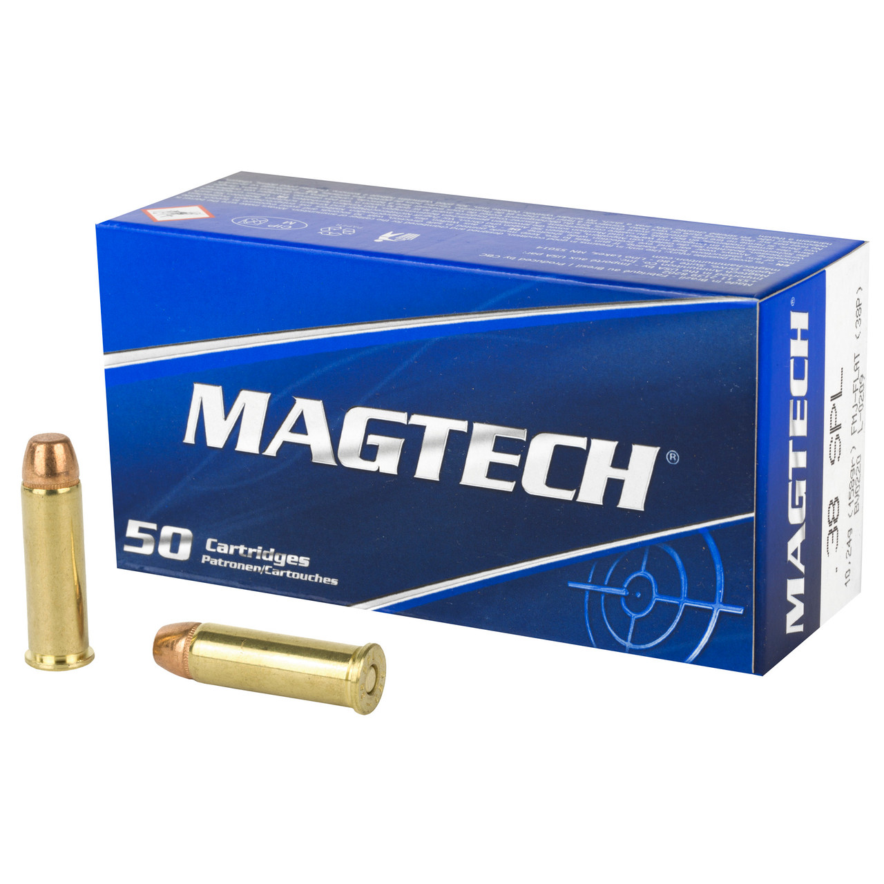 Image of Magtech 38P Range/Training .38 SPECIAL, 158gr, FMJ-FP - 50 rounds (FDS)