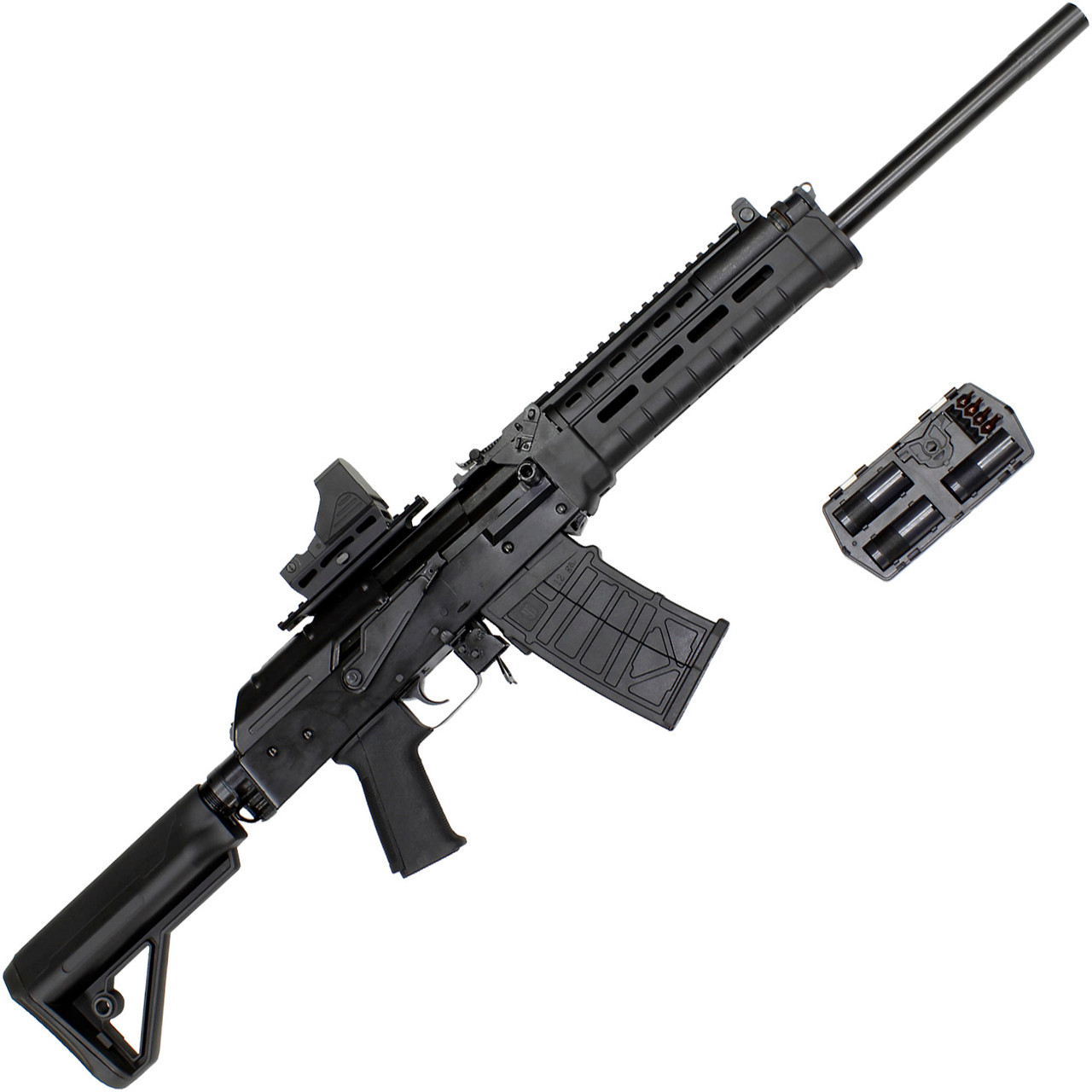 Image of JTS Group 12 GA, 3" chamber, 18.7" barrel, 5 rnd - Black [MPN: M12AKT2]