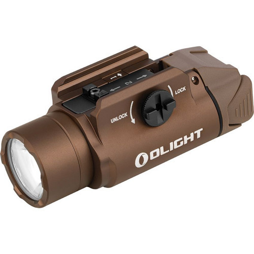 Image of Olight PL-3R Valkyrie LED Rechargeable Mountable Tactical Flashlight Tan