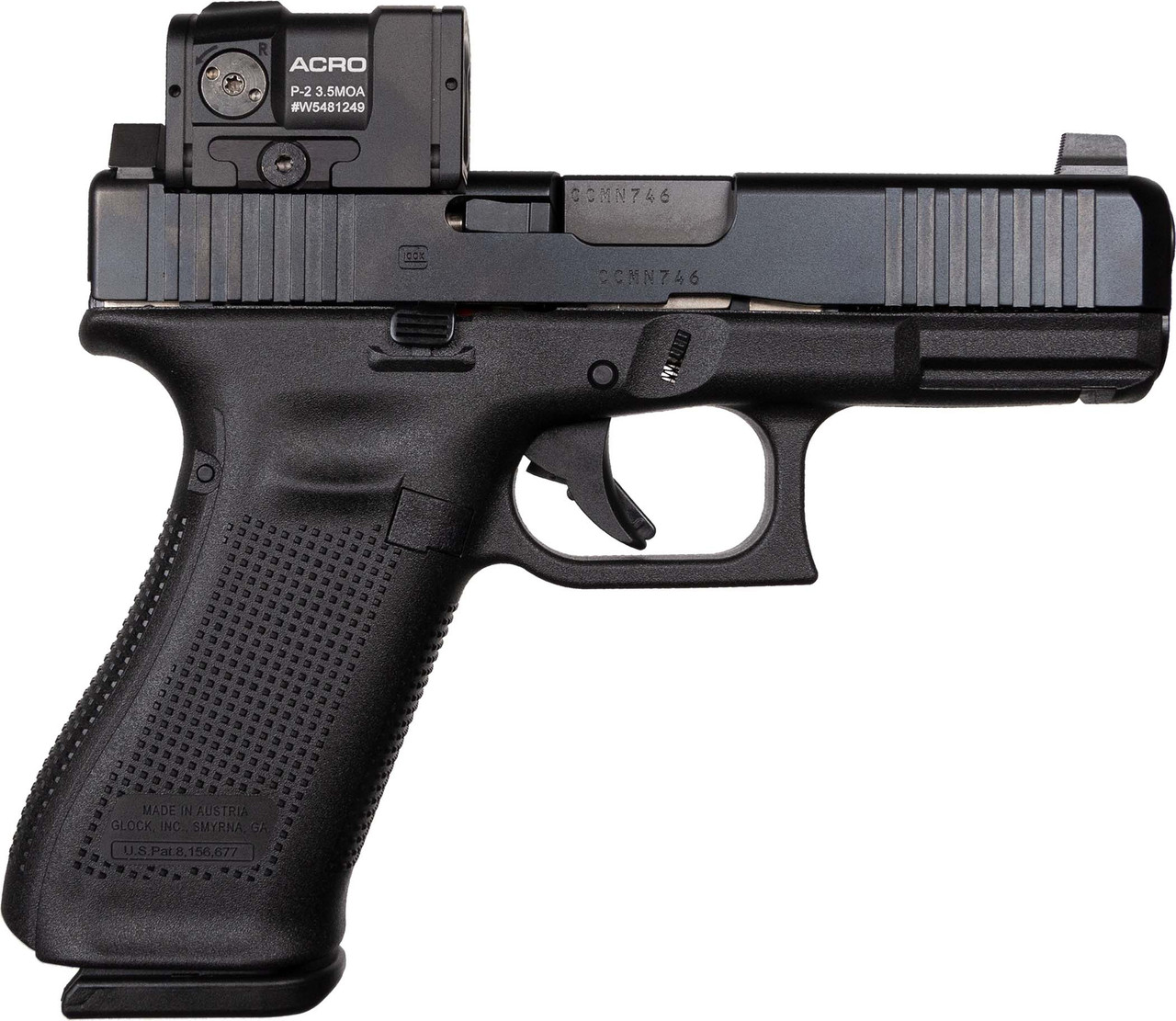 Image of Glock G45 G5 9mm 4.0" 17+1 Black Mos Acro