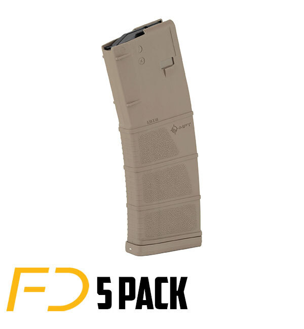 Image of Mission First Tactical Mag 223 Rem/556 Nato 30rd Scorched Dark Earth - 5-PACK