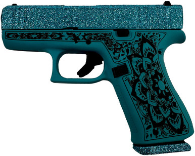 GLOCK 43X 9MM GLITTER GUNZ MANDALA - Firearms Depot