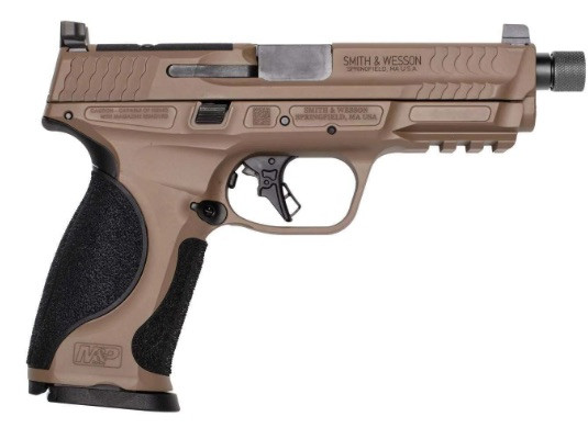 Image of Smith & Wesson M&P M2.0 9MM 4.6" Threaded Barrel Optics Ready Metal Frame FDE [MPN: 14163]