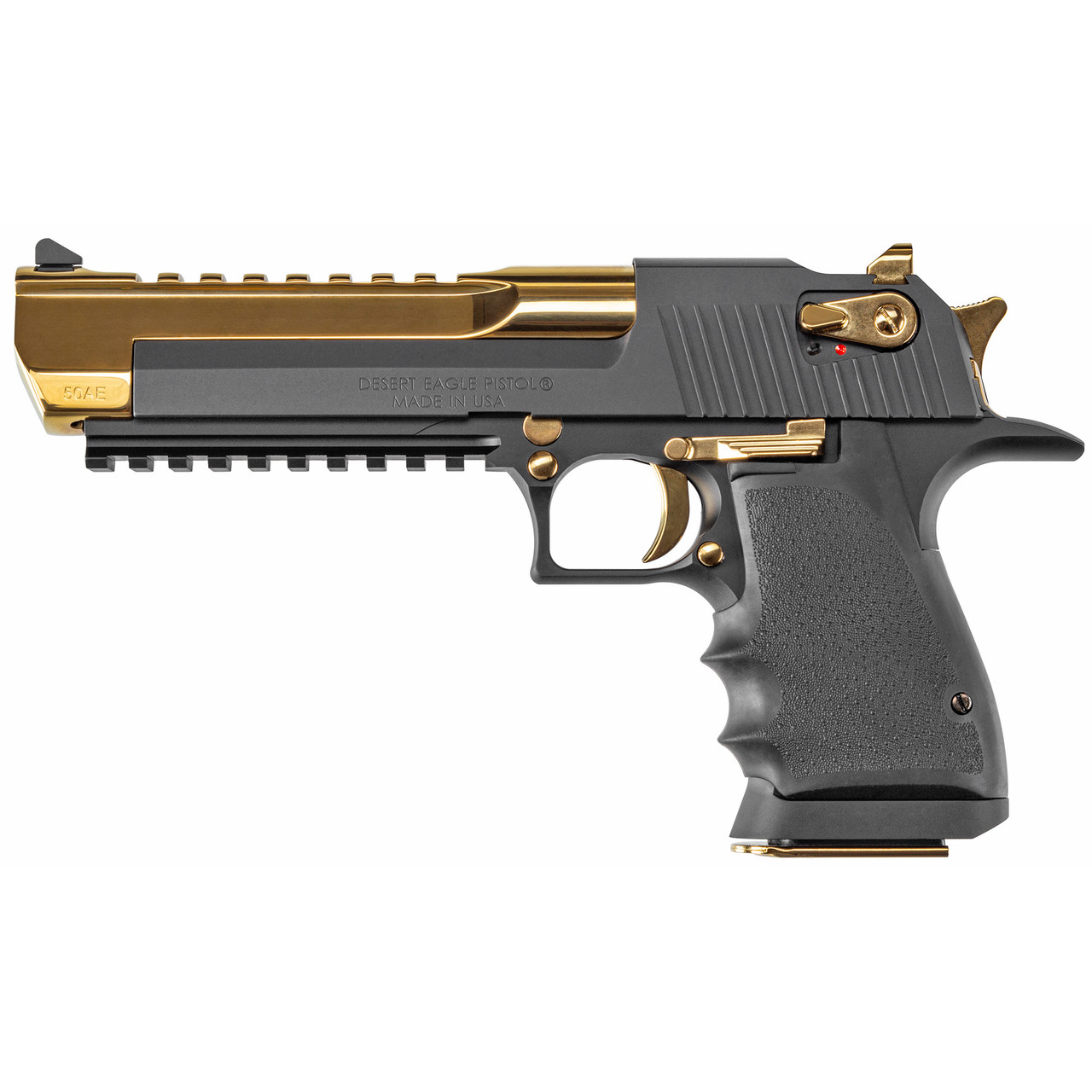 Image of MAGNUM RESEARCH DESERT EAGLE L6 .44 REMINGTON MAGNUM 6" BARREL 8-ROUNDS BLACK/GOLD