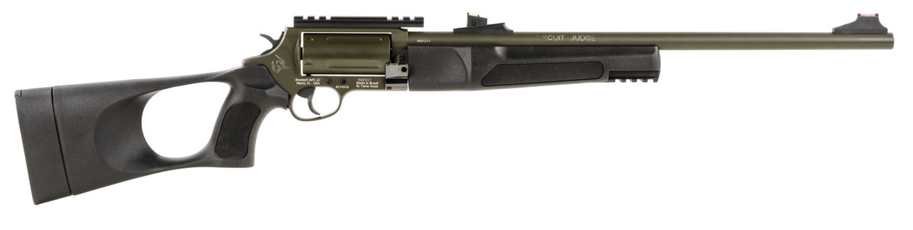 Image of Rossi SCJT4510B Circuit Judge 45 Colt (LC)/410 Gauge 5 18.50" Black Moss Green Cerakote Right Hand