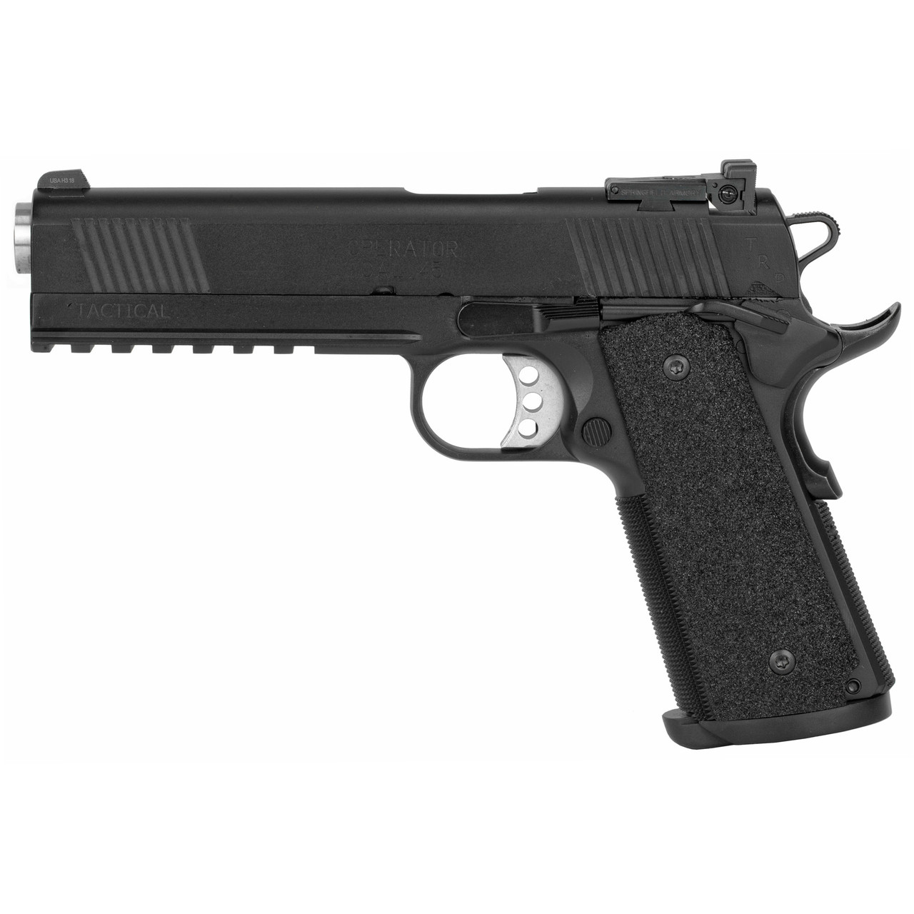 Image of Springfield Armory 1911 TRP Operator .45 ACP, 5" Barrel, 7rnd - Black CA Compliant [MPN:PC9105LCA18]