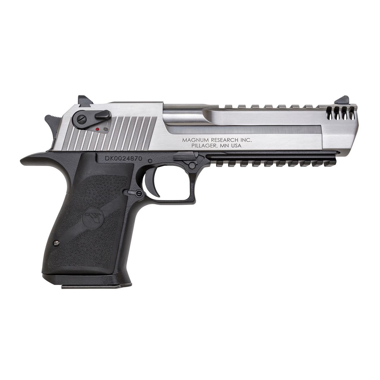 Image of MAGNUM RESEARCH DESERT EAGLE MARK XIX .50 ACTION EXPRESS 6" BARREL 7-ROUNDS STAINLESS MUZZLE BRAKE