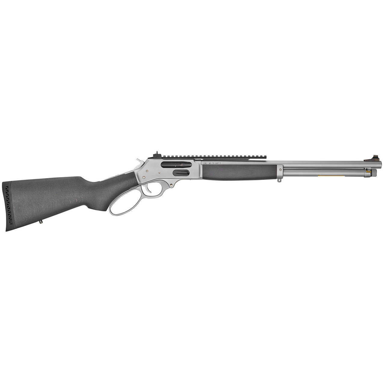 Image of Henry Side Gate All Weather 45-70 Government 18.43" Barrel, 4+1 Capacity, Satin Hard Chrome Metal Finish H010GAWP