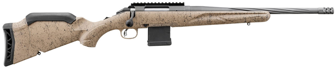 Image of Ruger American Ranch FDE Splatter .300 AAC Blackout 16.1&quot; Barrel 10-Rounds 46920