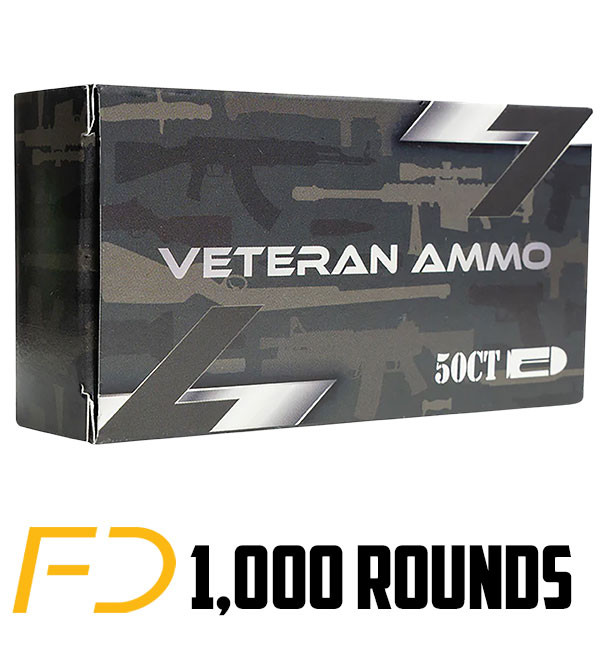 Image of Veteran Ammo 9MM 115gr FMJ [MPN: HMBX913] 1000 rounds (20 boxes of 50 rnd)