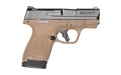 Image of S&W SHIELD PLS 9MM 3.1" 13 TS FDE/BK