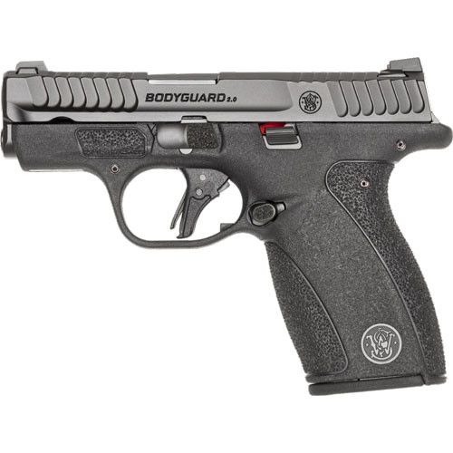 Image of Smith & Wesson Bodyguard 2.0 .380 ACP, 2.75" barrel, 10 & 12 Round Mags - Black [MPN: 13927]   