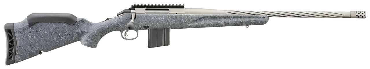 Image of Ruger American Riflle Gen 2 .22 ARC, 20" Barrel, 10 Rounds - Gray Splatter   