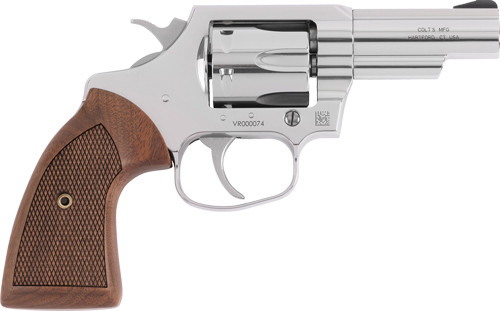 Image of Colt Viper 357 Mag/38 Special, 6rd, 3" 1/2 Lug Stainless Steel Barrel, American Walnut Grip, Exposed Hammer