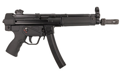 Image of Military Armament Corporation MAC 5 9MM Pistol, 8.9" Threaded Barrel, 2-30rd Mags - Black [MPN: 12750004]
