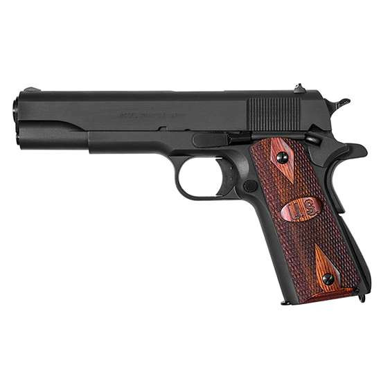 Image of Auto Ordnance 1911A1 9MM, 5" barrel, 9 rnd - Wood Grips w/US Logo (Factory Blem)