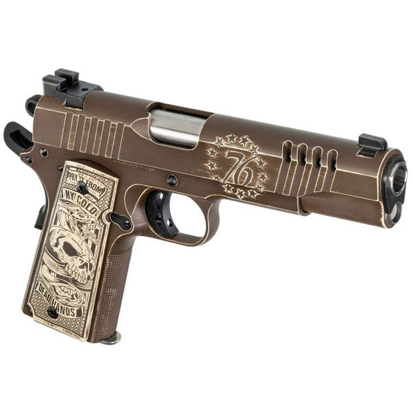 Image of Auto Ordnance 1776 1911 .45 ACP, 5" barrel, 7 rnd - Weathered Cerakote (Factory Blem)