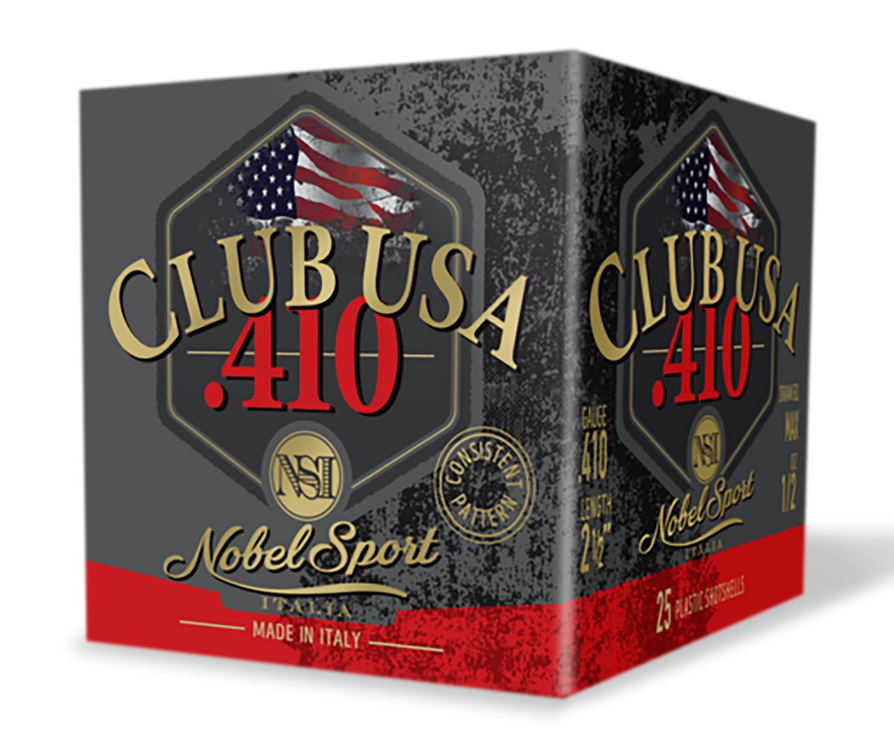 Image of Nobel/Eurosports Club USA .410 BORE, 2-1/2in. 1/2oz. #6 Shot [MPN: ANS4126] - 25 rounds