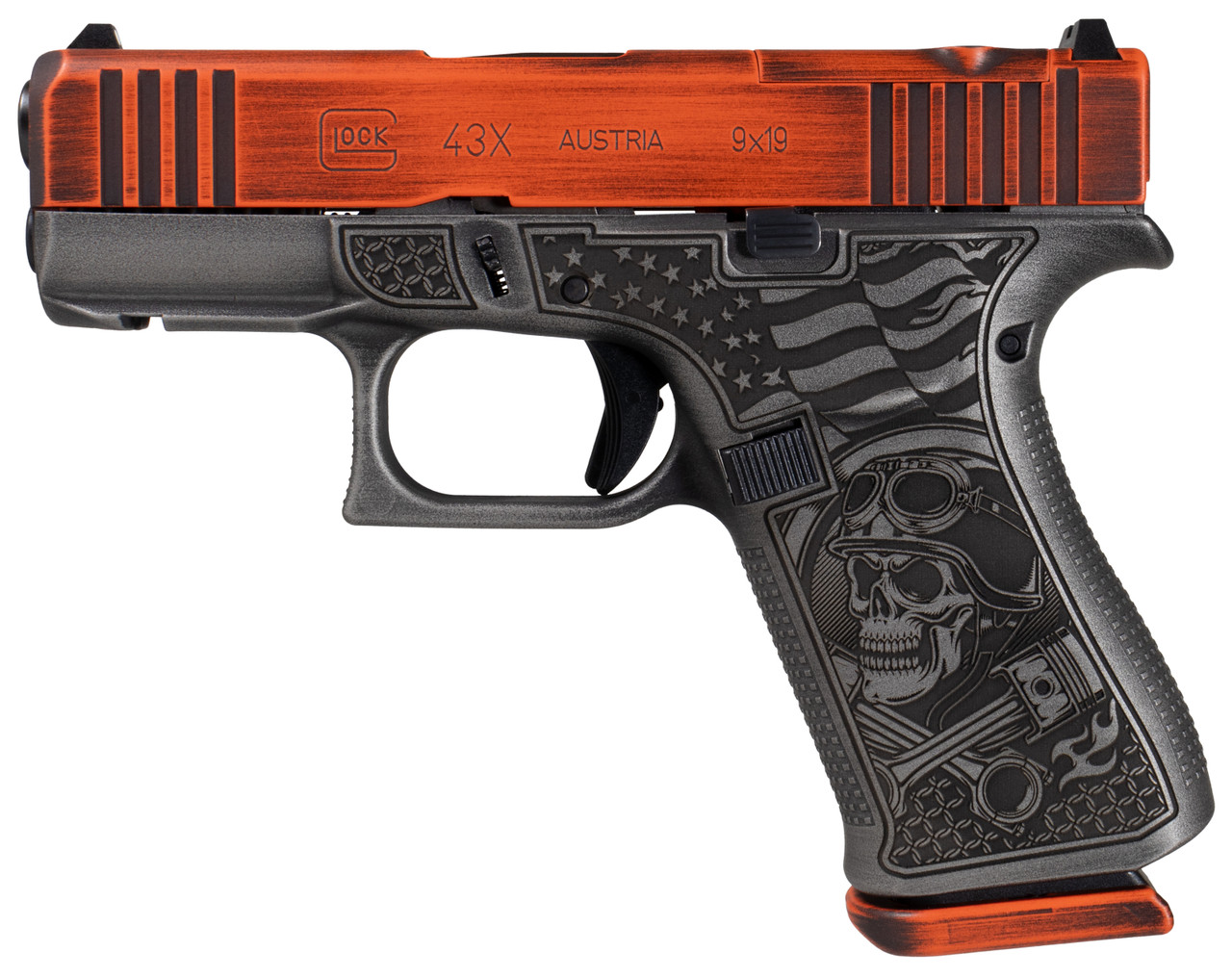 Image of GLOCK 43X MOS 9MM MOTORCYCLE LIVE TO RIDE
