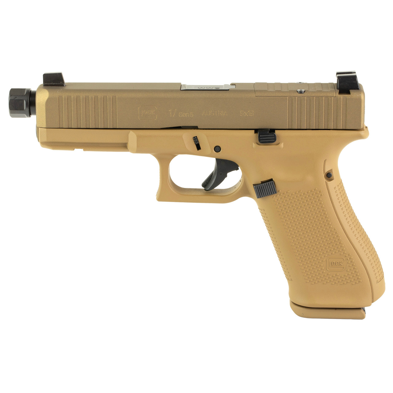 Image of GLOCK 17XOR GEN5 9MM, 4.99" Barrel, 17rnd - FDE [MPN:PA175S203-X-SCT]