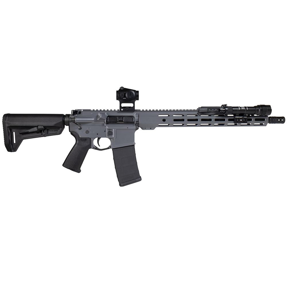 Image of Shark Coast Tactical "Grey Knight" AR-15 Rifle 5.56mm 30rd Magazine 16" Barrel 15" Handguard Vortex Crossfire & Streamlight Protac Carrybag